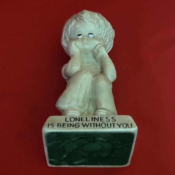 VTG R & W Berries Co Figurine Loneliness is Being Without You 1971 - Picture 5 of 12